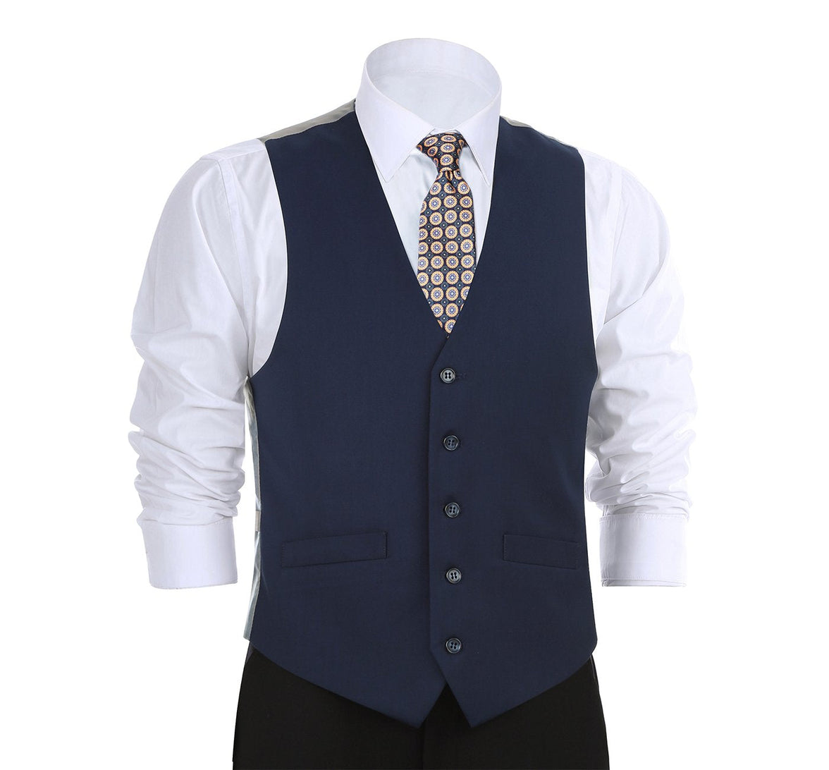 Renoir 201-19 Men's Classic Fit Suit Separate Vest