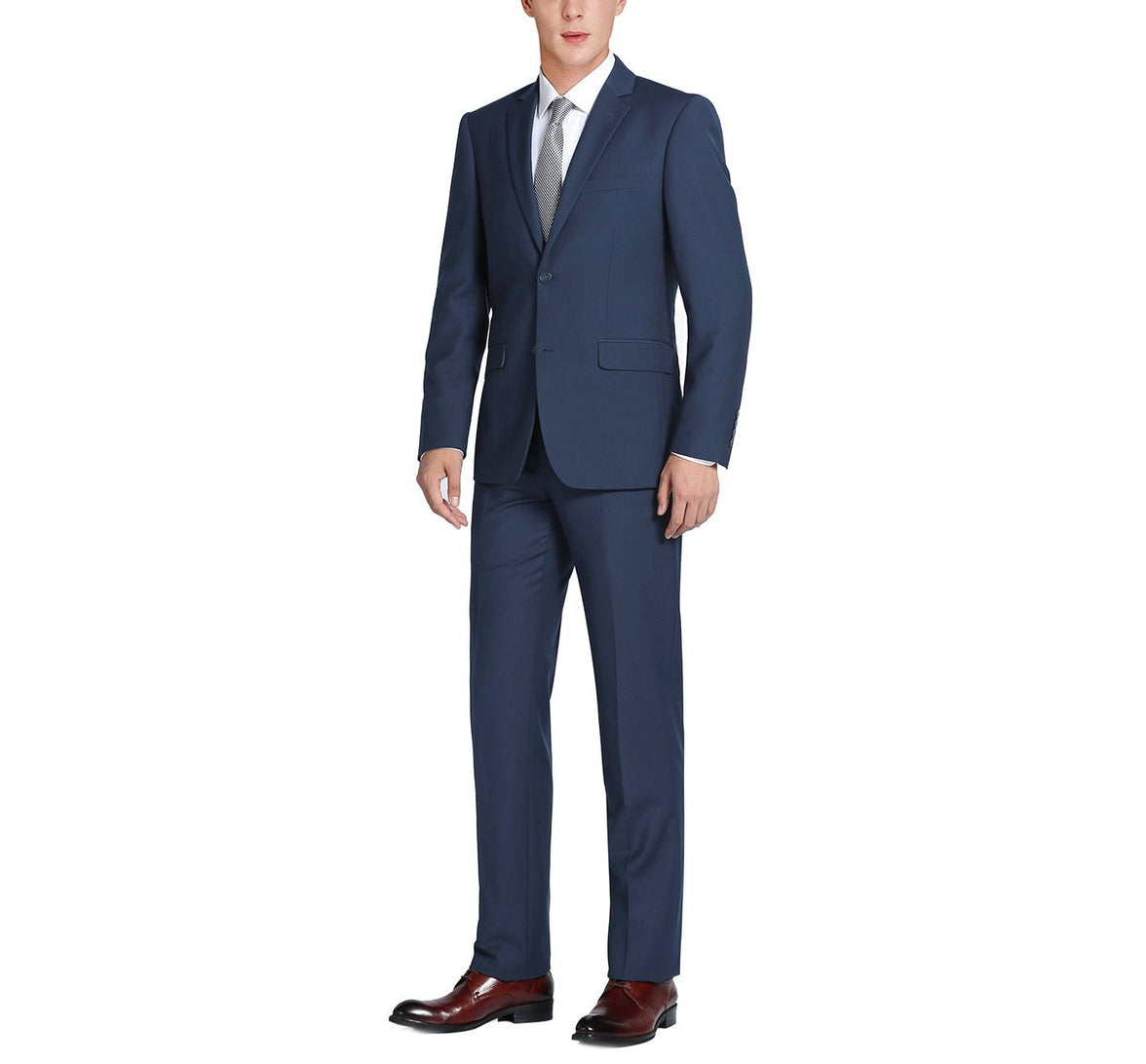 Renoir 201-19 Men's 2-Piece Single Breasted Notch Lapel Suit