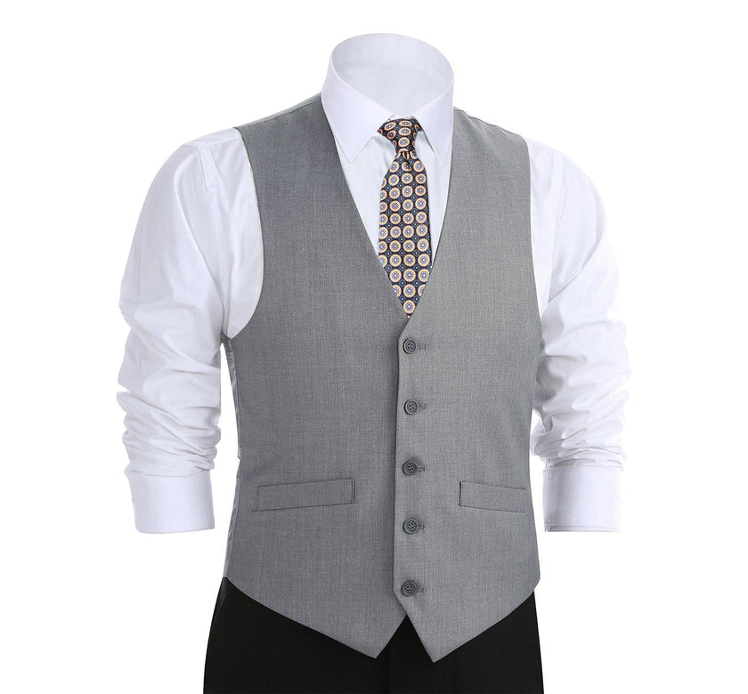 Renoir 202-2 Men's Classic Fit Suit Separate Vest