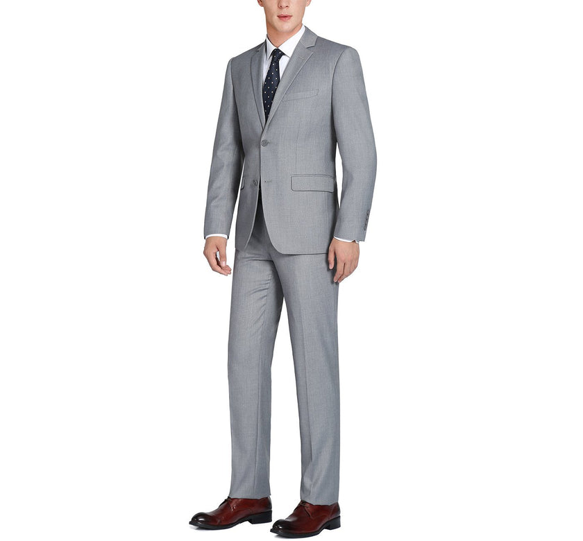 Renoir 202-2 Men's 2-Piece Single Breasted Notch Lapel Suit