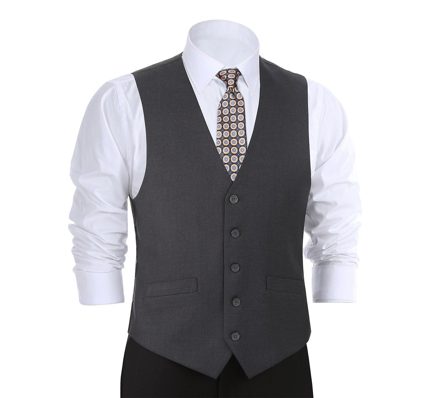 Renoir 202-1 Men's Classic Fit Suit Separate Vest