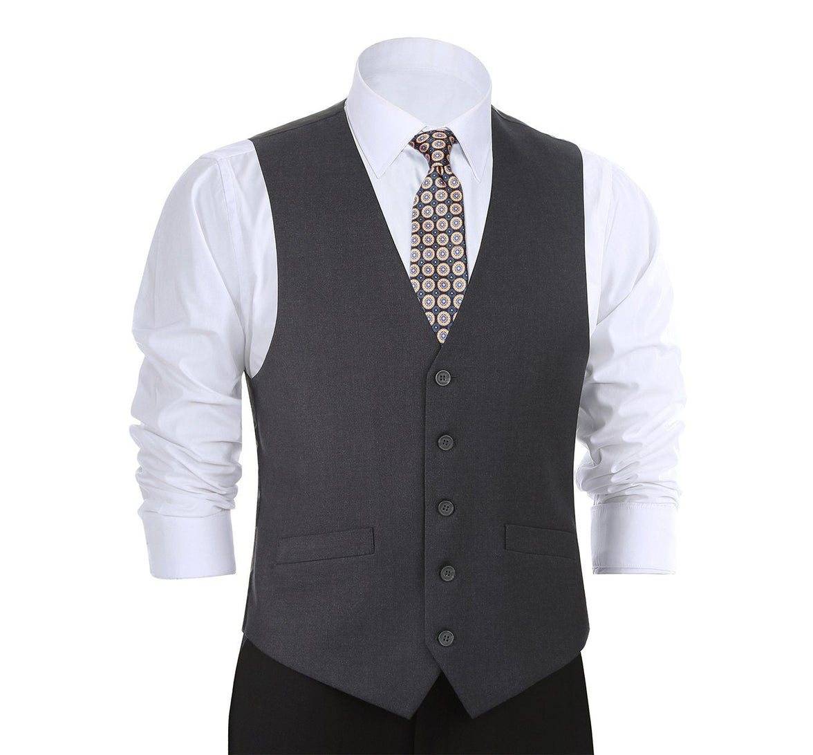 Renoir 202-1 Men's Classic Fit Suit Separate Vest