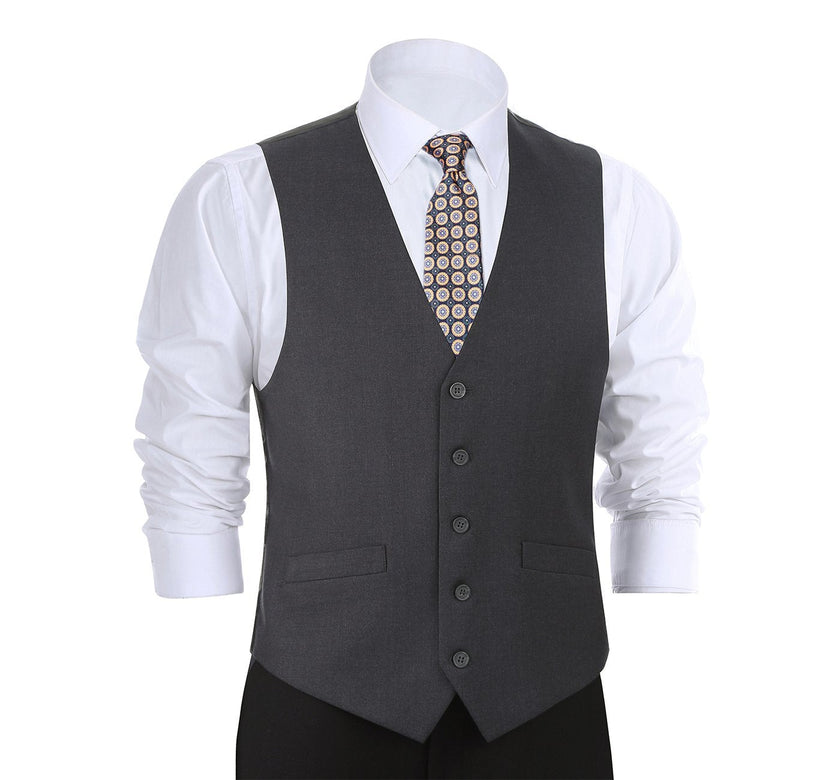 Renoir 202-1 Men's Classic Fit Suit Separate Vest