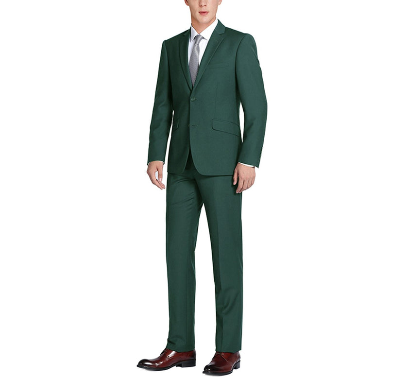 Renoir 201-9 Men's 2-Piece Single Breasted Notch Lapel Suit