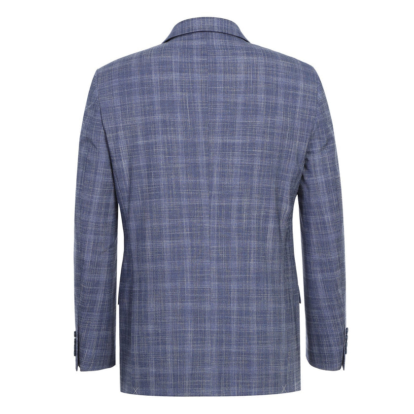 Renoir 293-24 Men's Slim Fit Checked Suits