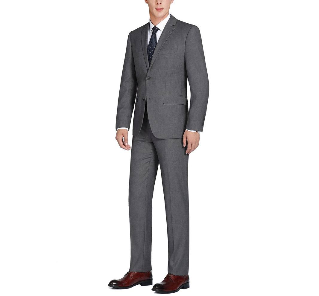 Renoir 202-1 Men's 2-Piece Single Breasted Notch Lapel Suit