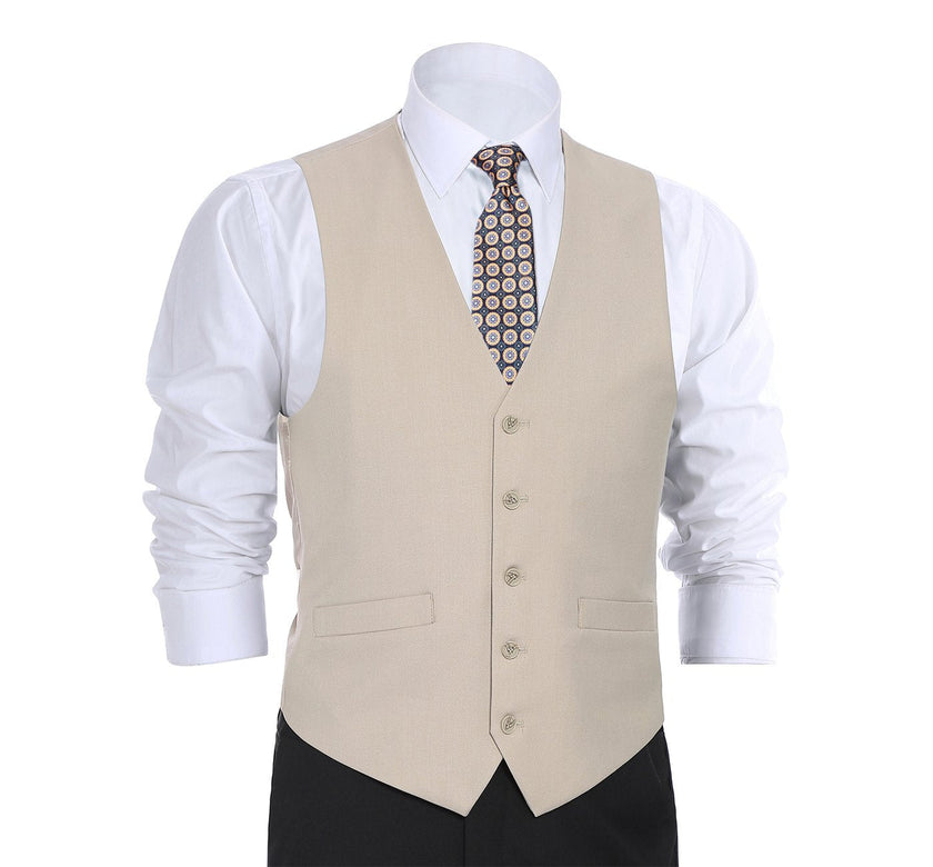 Renoir 201-3 Men's Classic Fit Suit Separate Vest