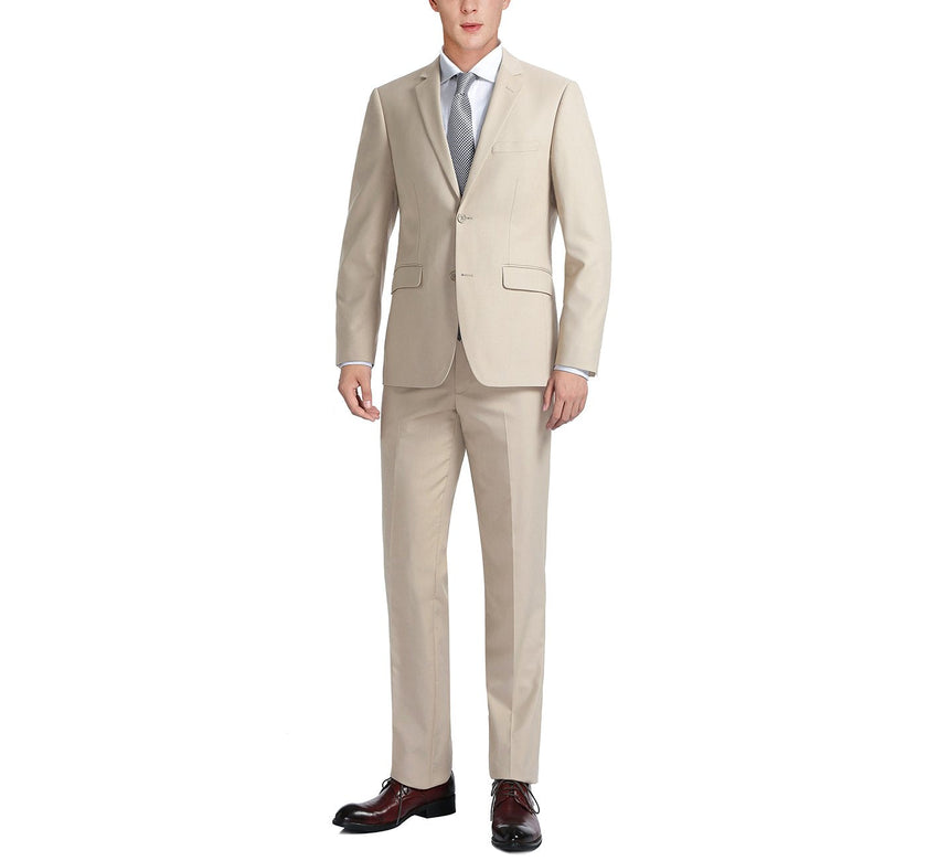 Renoir 201-3 Men's 2-Piece Single Breasted Notch Lapel Suit