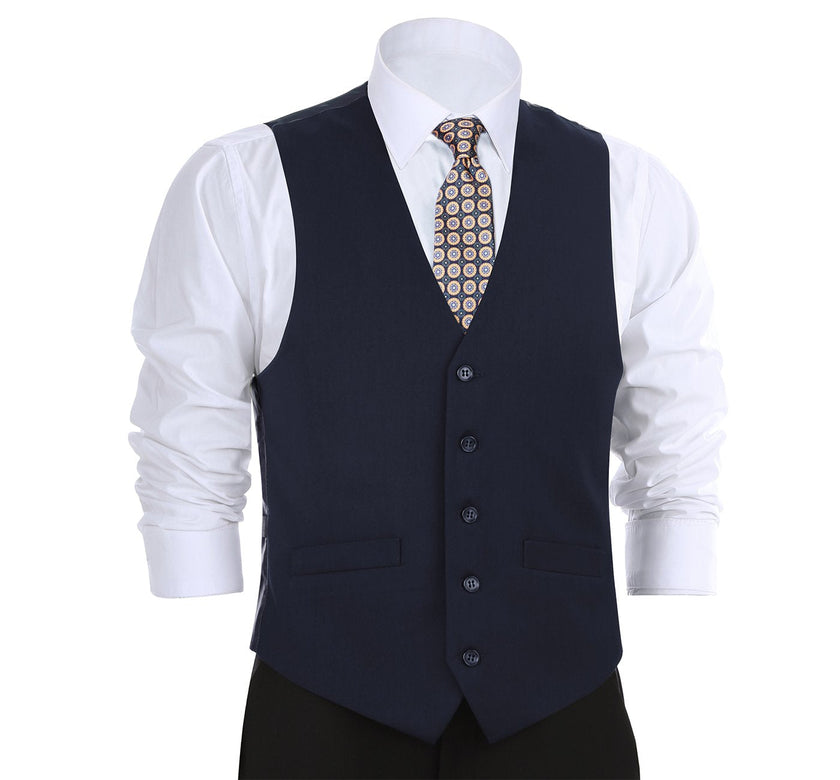 Renoir 201-2 Men's Classic Fit Suit Separate Vest