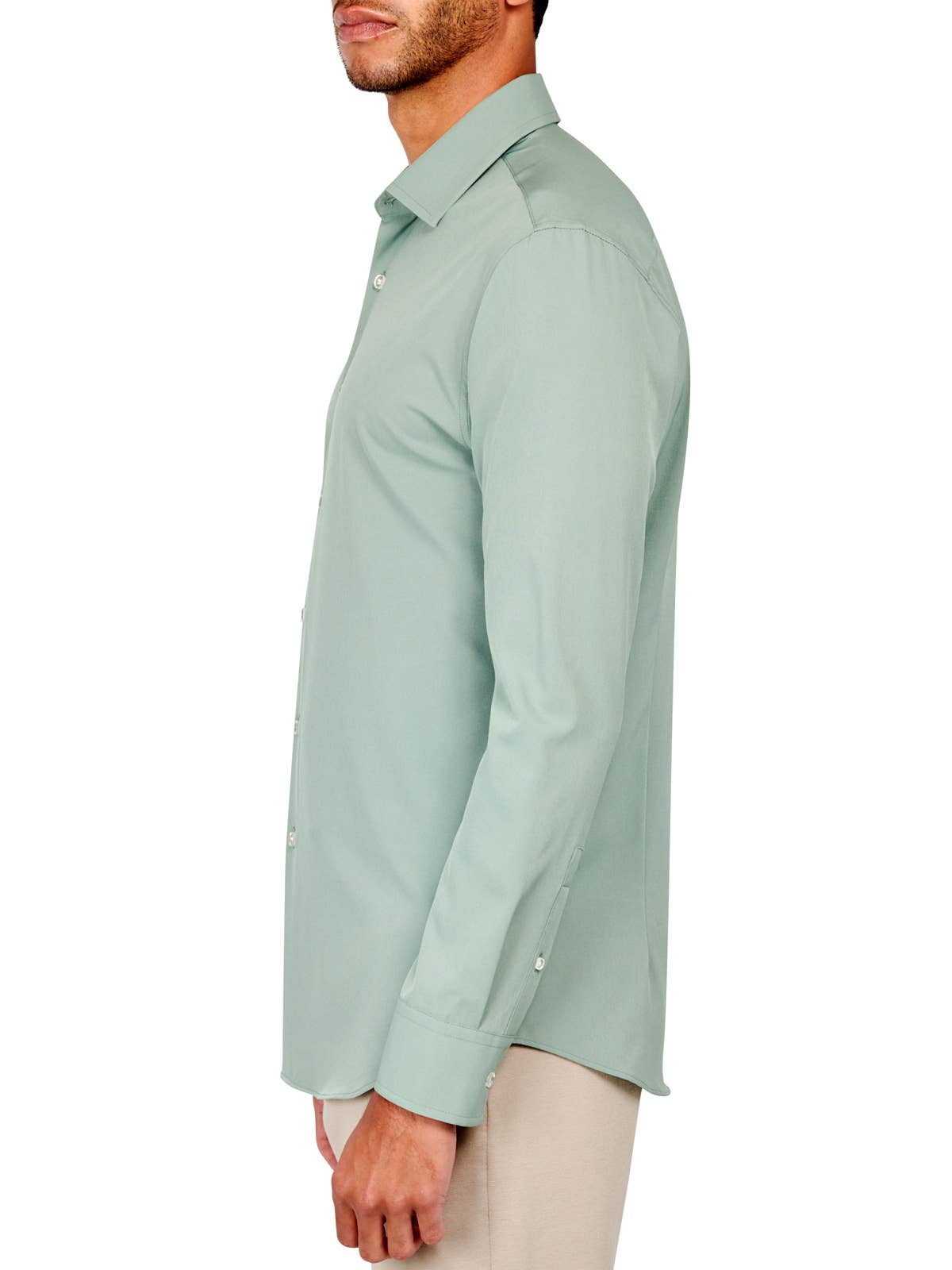 CEREMONY SOLID DRESS SHIRT: NOIR - 001 / 16.5 Large / COC2SDP400