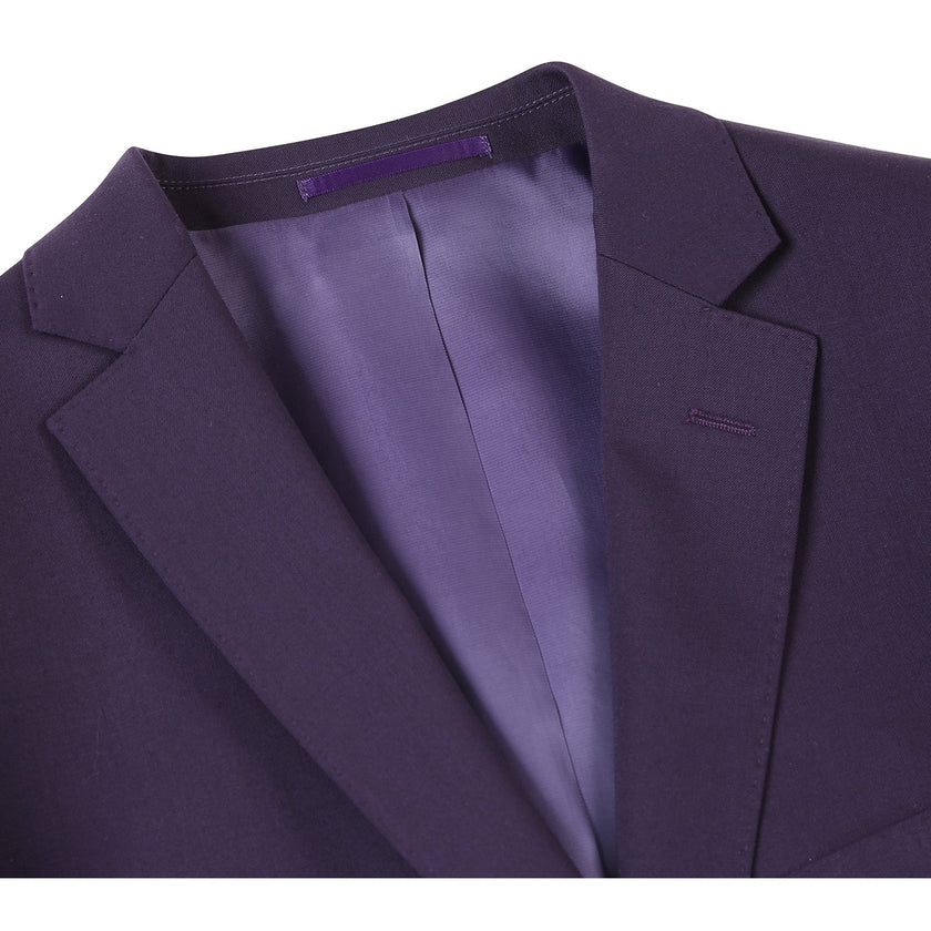 Renoir 566-4 Men's Slim Fit Wool Suits