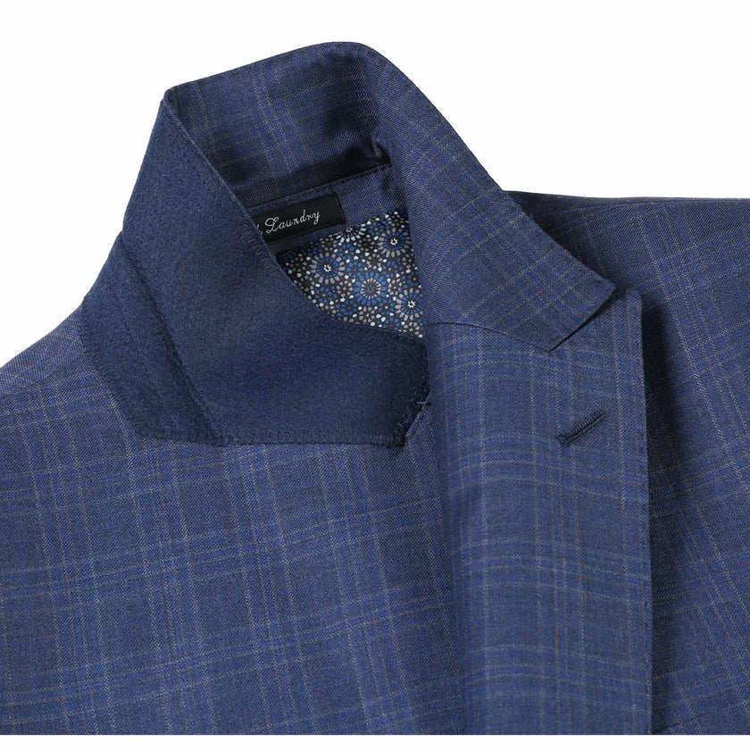 Renoir EL82-66-415 Gray Blue Wool Suit