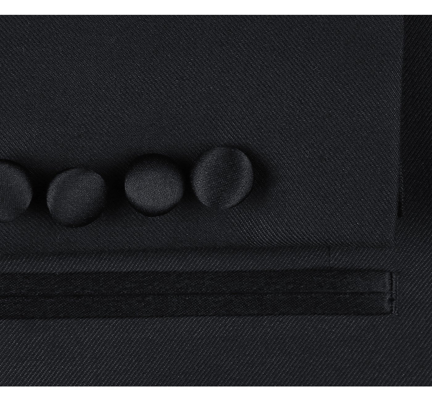 Renoir 201-1 Men's Satin Notched Lapel 2-Piece Tuxedo Suit