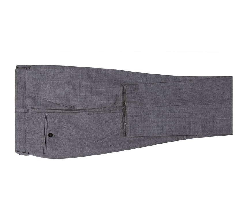 Renoir 508-3 Men's Regular Fit Flat Front Wool Suit Pant
