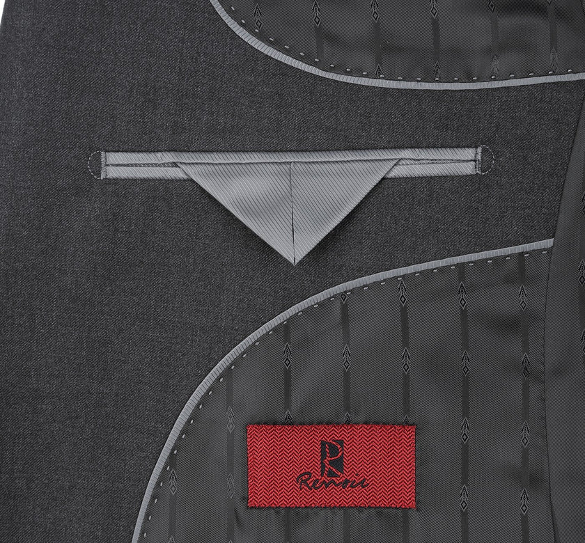 Renoir 202-1 Men's 2-Piece Single Breasted Notch Lapel Suit