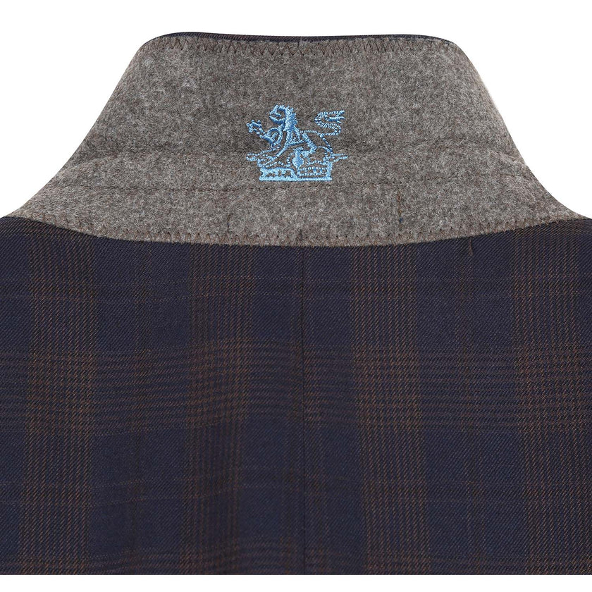 English Laundry 92-50-410EL Brown Check Suit