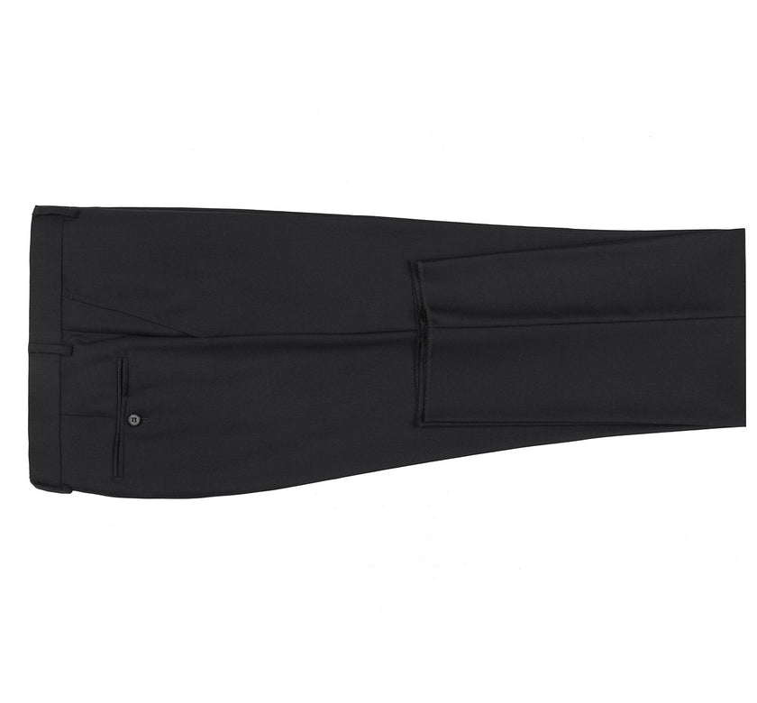 Renoir 508-1 Men's Regular Fit Flat Front Wool Suit Pant