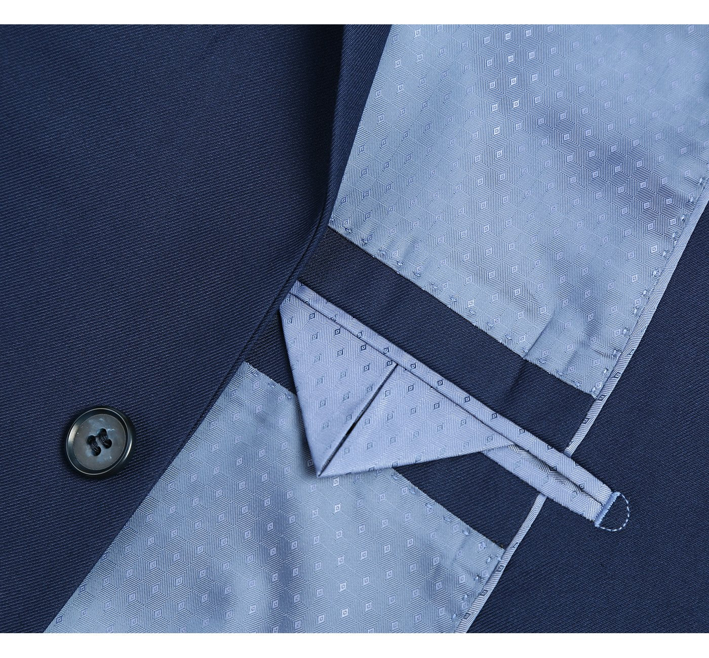 Renoir 201-18 Men's 2-Piece Slim Fit Single Breasted Notch Lapel Suit