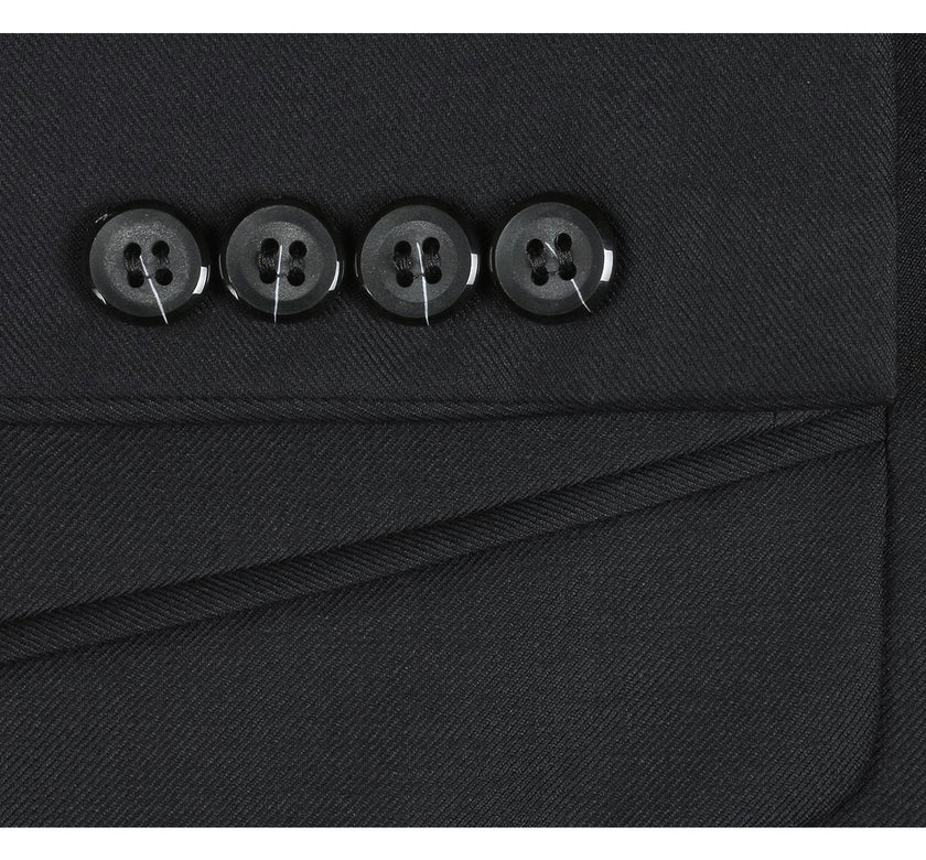 Renoir 508-1 Men's 2-Piece Notch Lapel 100% Wool Suit