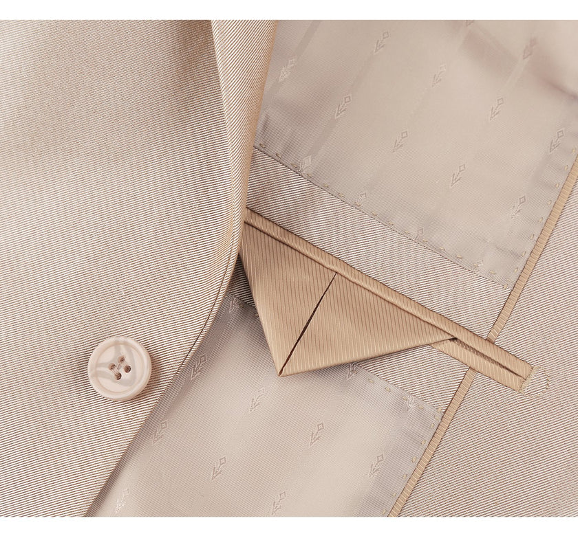 Renoir 207-3 Men's Sharkskin Italian Styled Two Piece Suit