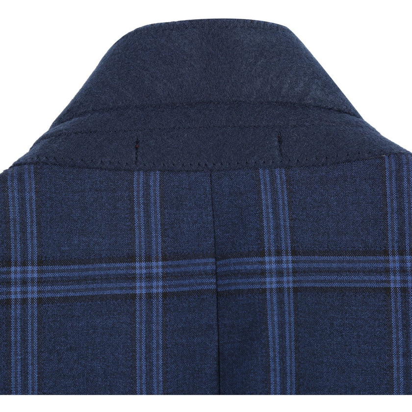 Renoir 293-22 Men's Slim Fit Checked Suits