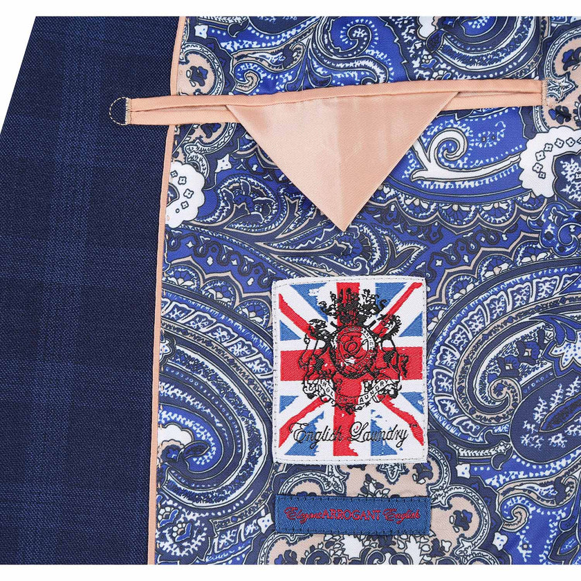 Renoir 92-53-410EL Navy Check Suit