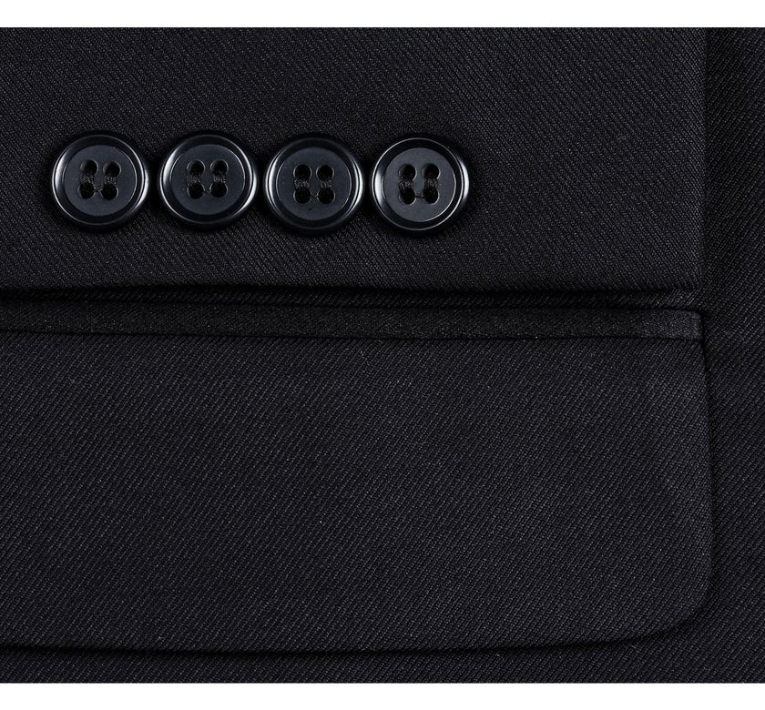 Renoir 201-1 Men's Slim Fit 2-Piece Shawl Lapel Tuxedo Suit