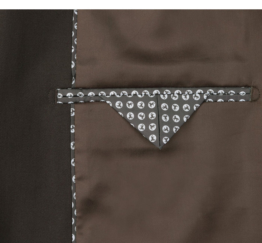 Renoir 201-5 Men's 2-Piece Single Breasted Notch Lapel Suit