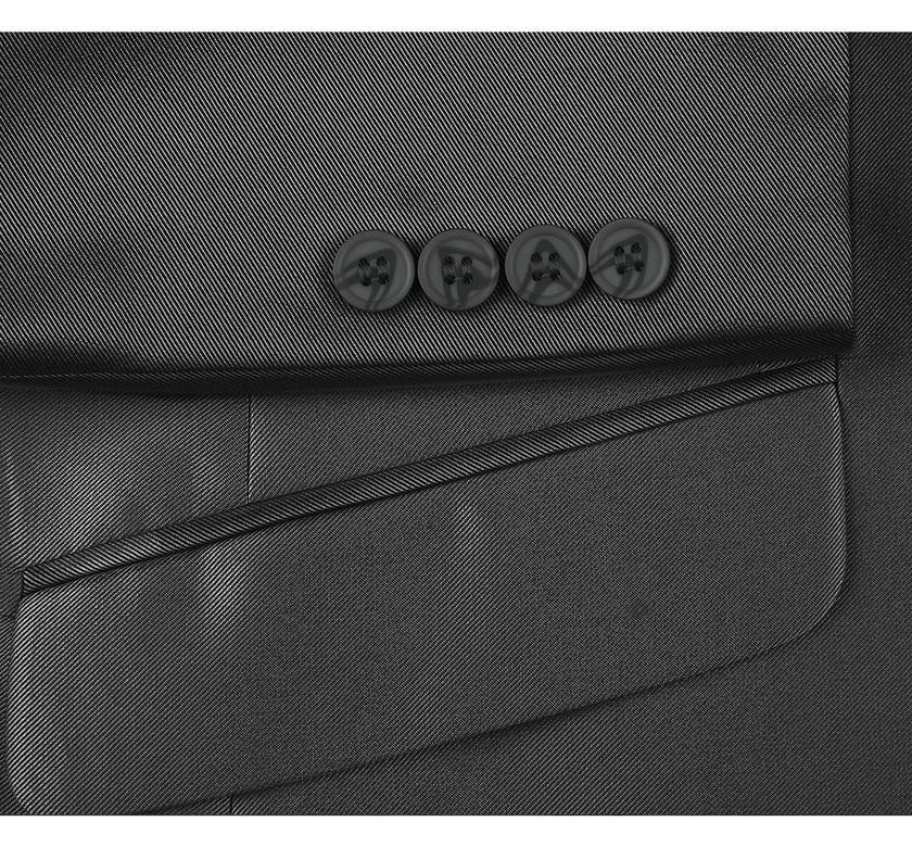 Renoir 207-1 Men's Sharkskin Italian Styled Two Piece Suit