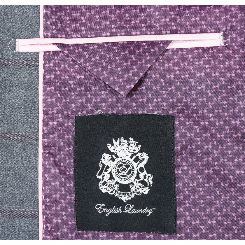 Renoir EL82-61-092 Gray Brown Wool Suit