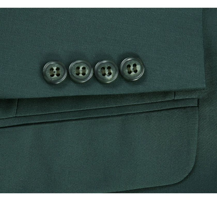 Renoir 201-9 Men's 2-Piece Single Breasted Notch Lapel Suit