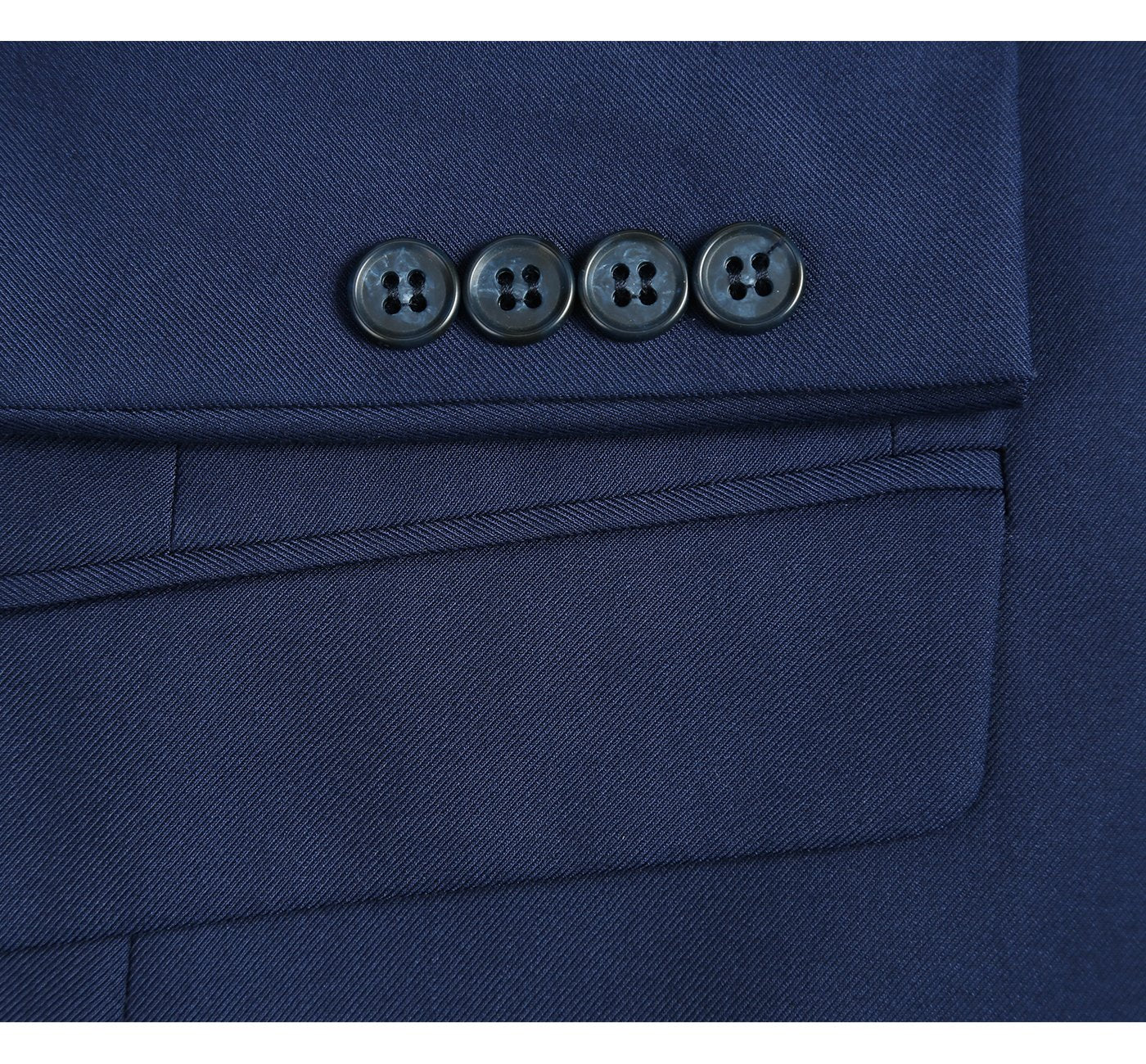 Renoir 201-18 Men's 2-Piece Slim Fit Single Breasted Notch Lapel Suit