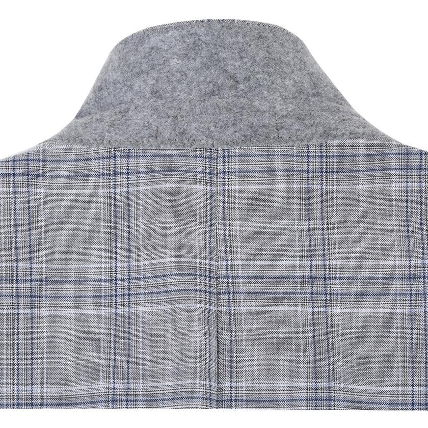 Renoir 293-23 Men's Classic Fit Checked Suits