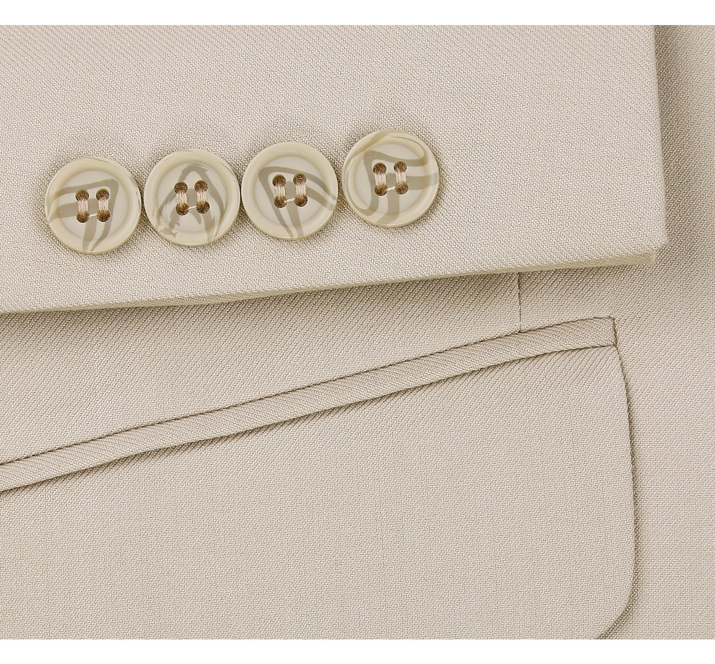 Renoir 201-3 Men's 2-Piece Single Breasted Notch Lapel Suit