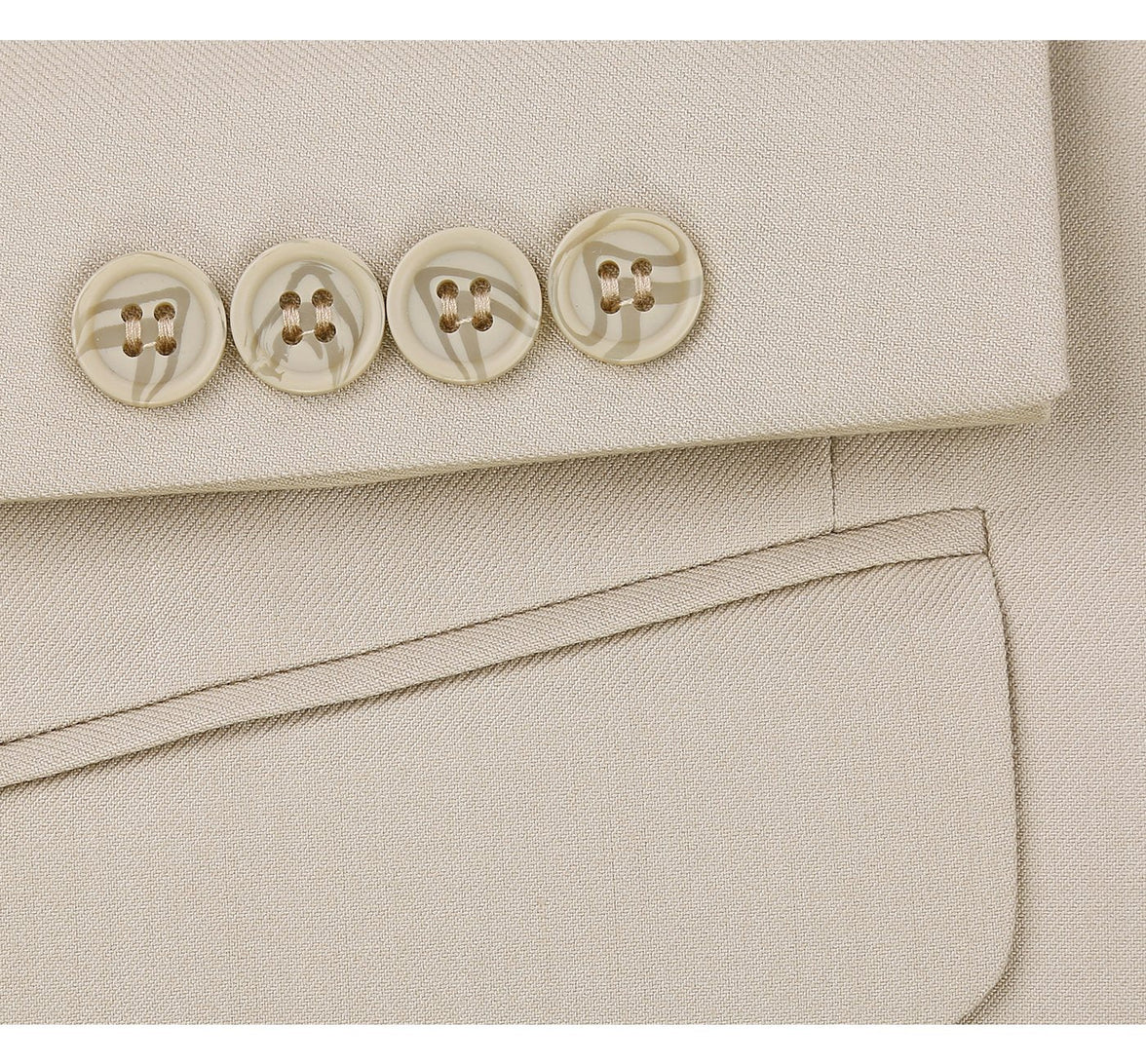 Renoir 201-3 Men's 2-Piece Single Breasted Notch Lapel Suit