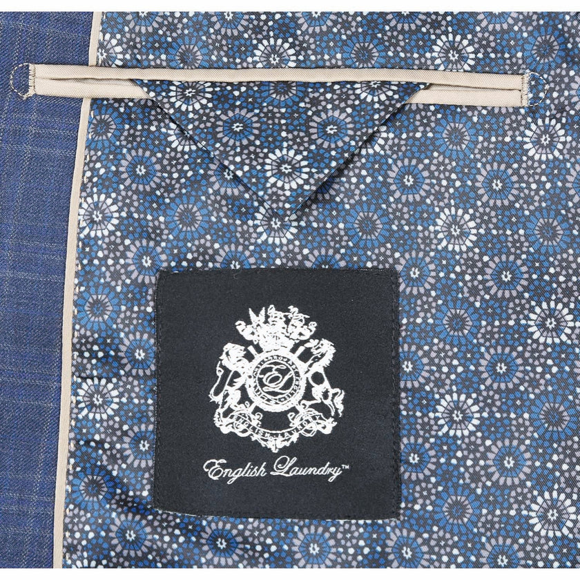 Renoir EL82-66-415 Gray Blue Wool Suit