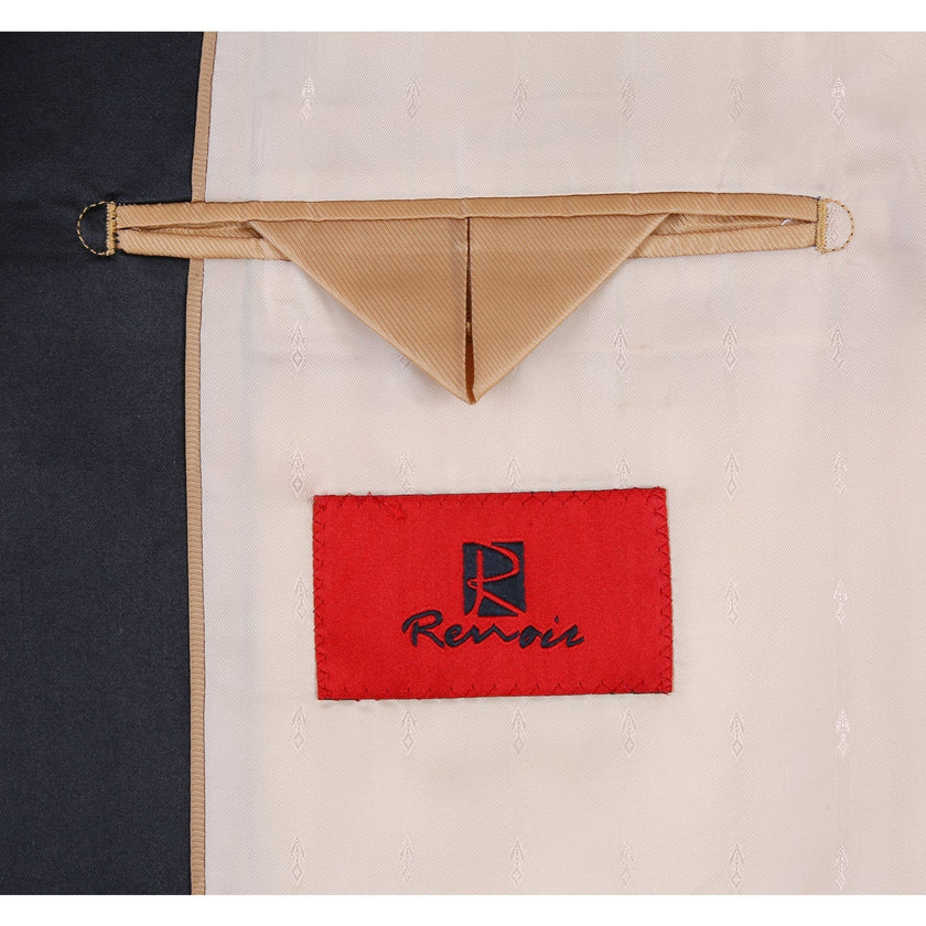 Renoir 201-3 Men's Slim Fit 2-Piece Shawl Lapel Tuxedo Suit