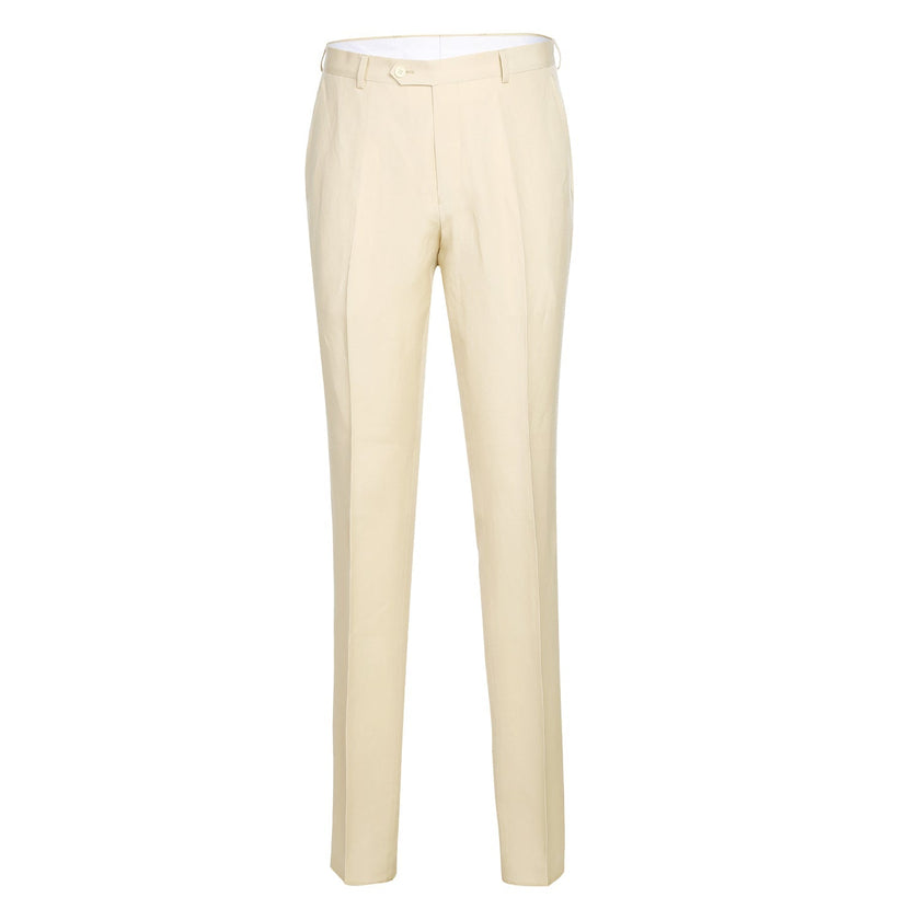 Renoir 611-6 Men's New Slim Fit Checked Linen Suits