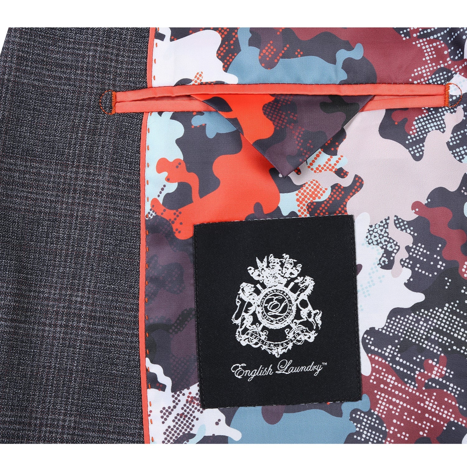 English Laundry Wool Suit | EL12-57-095 Dark Gray