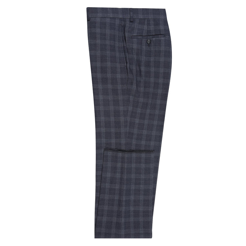 Renoir 92-52-410EL Iron Gray Check Suit