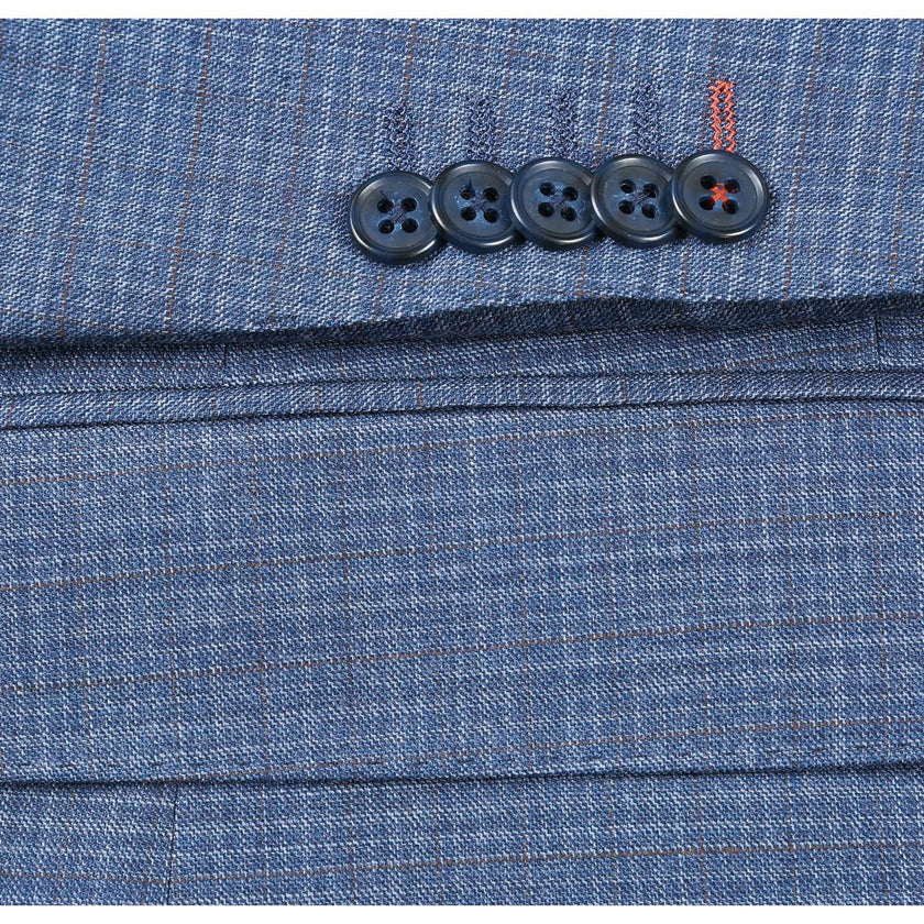 Renoir EL82-60-402 Pale Blue Wool Suit