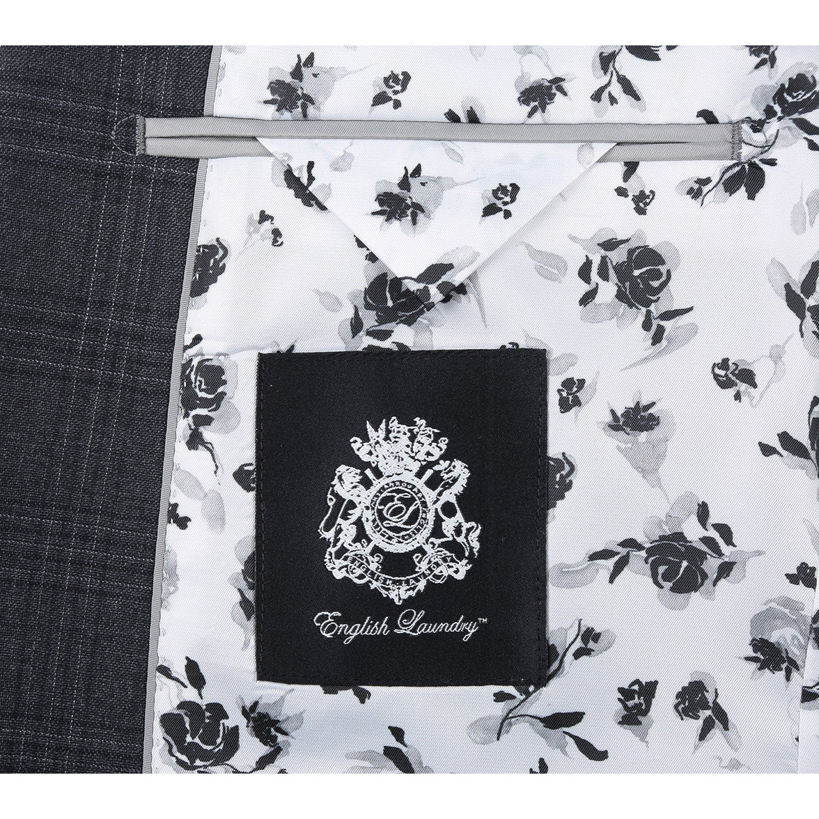 English Laundry Wool Suit | EL12-58-095 Dark Gray
