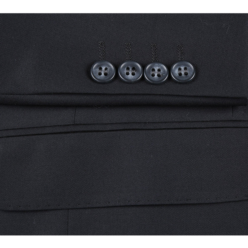 Renoir RHC100-1 Men's Black Half-Canvas Suit