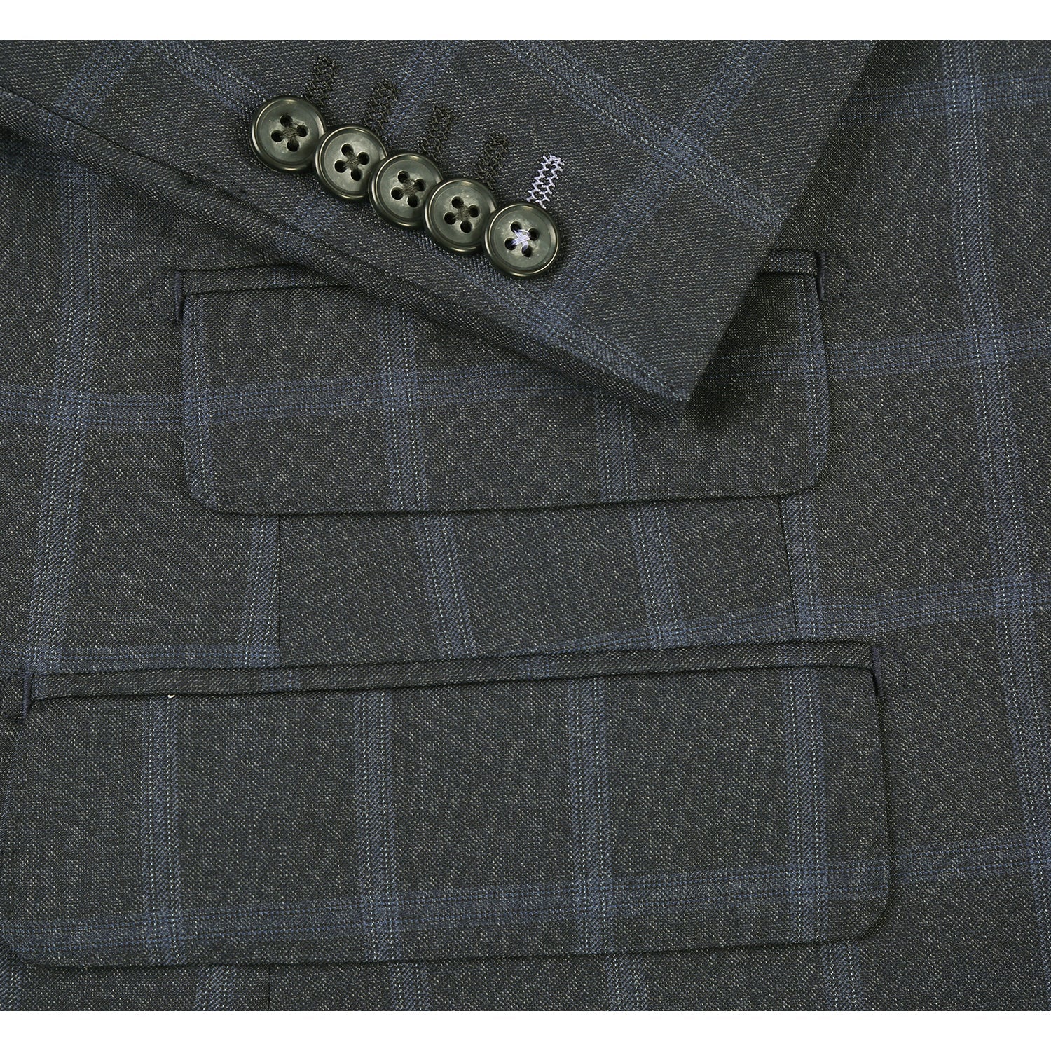 English Laundry Wool Suit | EL92-51-093 Dark Gray