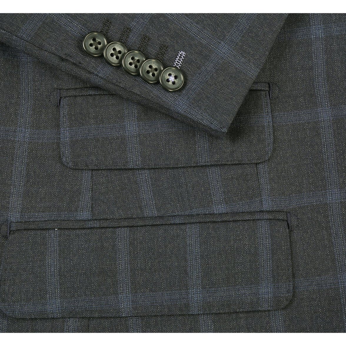 English Laundry Wool Suit | EL92-51-093 Dark Gray