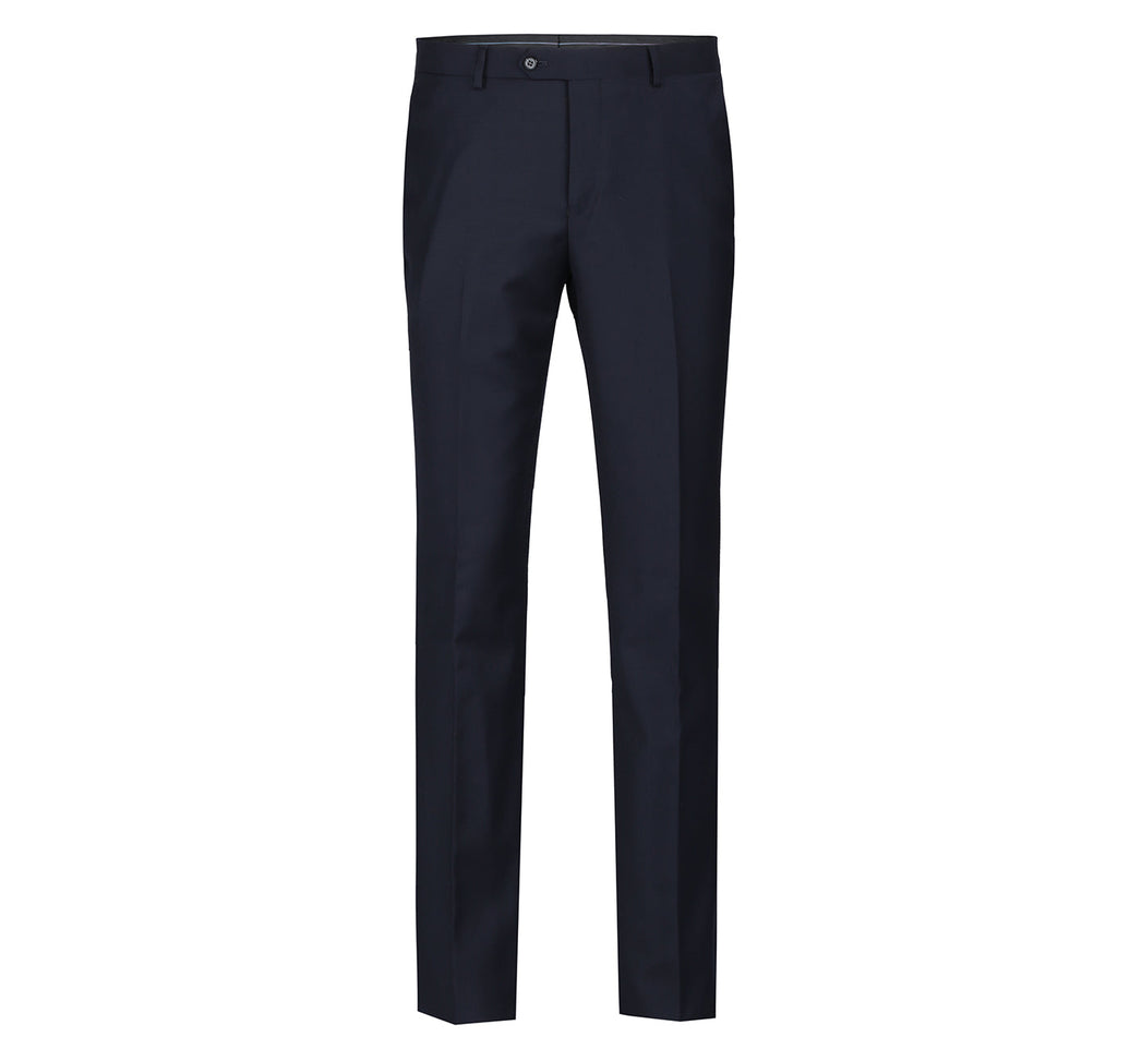 Renoir 508-2 Men's Regular Fit Flat Front Wool Suit Pant