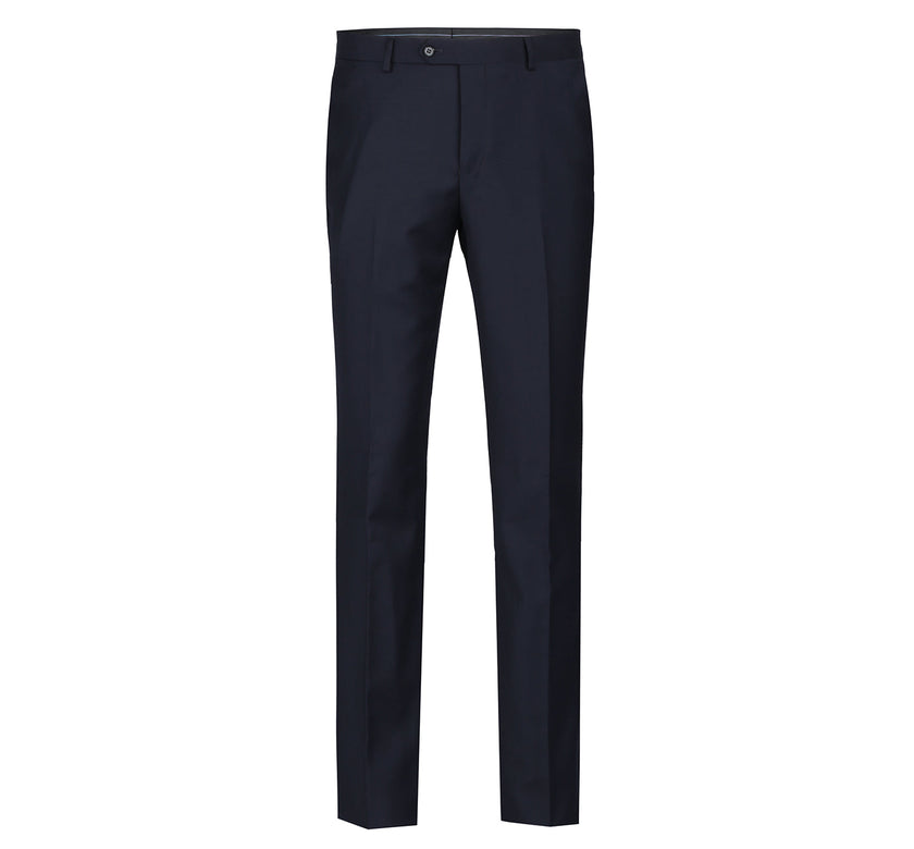 Renoir 508-2 Men's Regular Fit Flat Front Wool Suit Pant