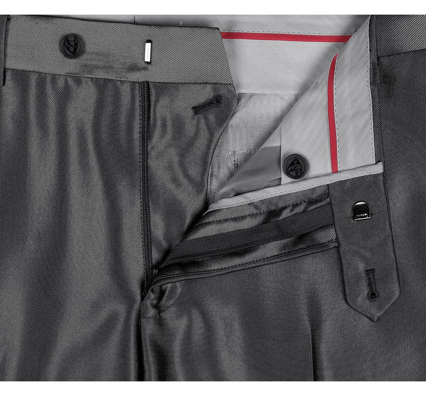 Renoir 207-1 Men's Sharkskin Italian Styled Two Piece Suit