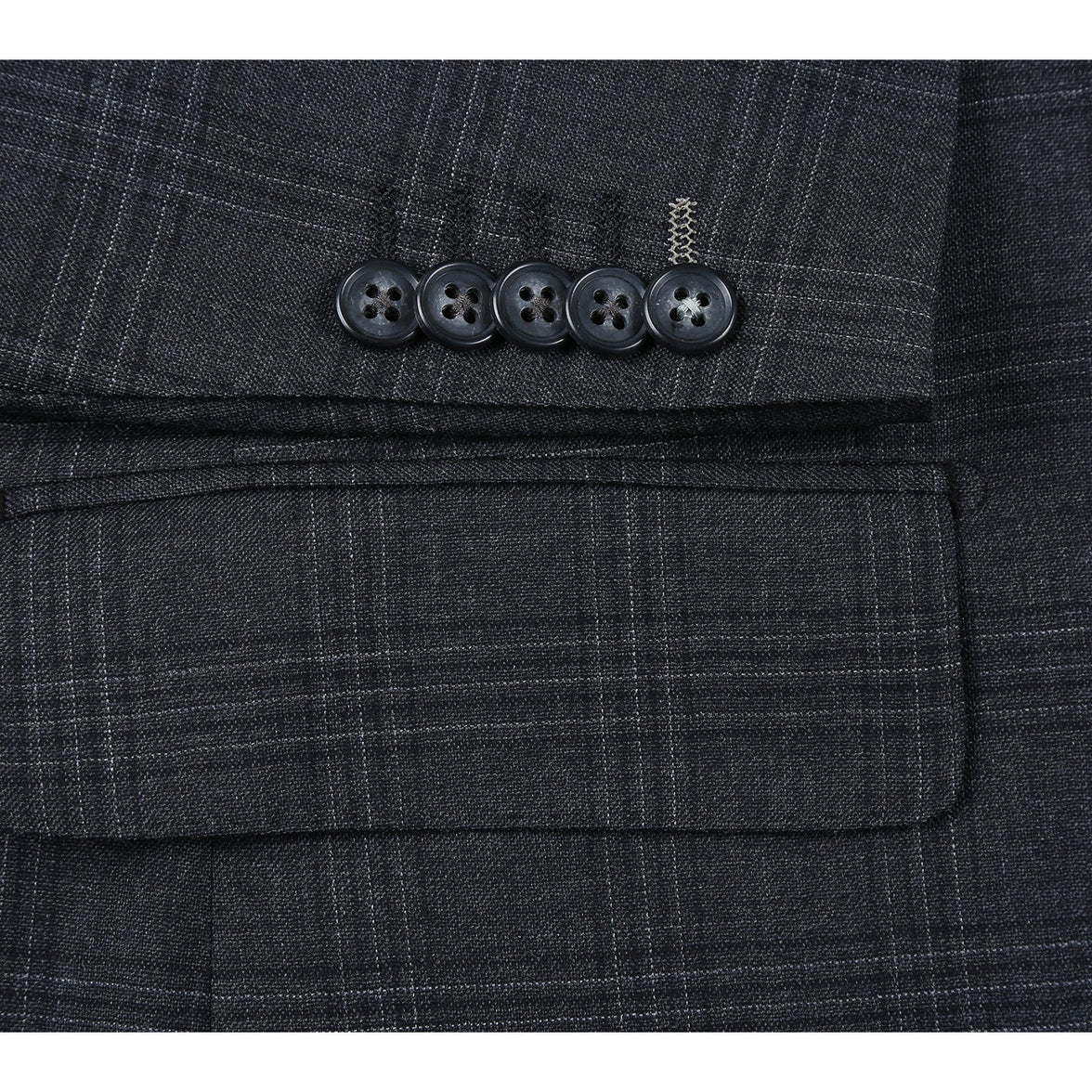English Laundry Wool Suit | EL12-58-095 Dark Gray