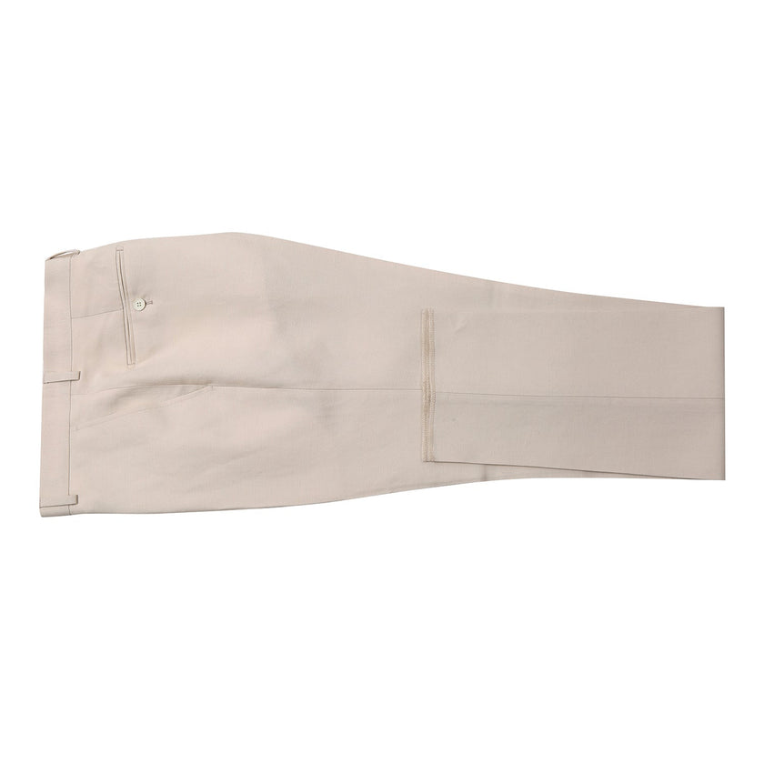 Renoir 611-3 Men's New Slim Fit Checked Linen Suits